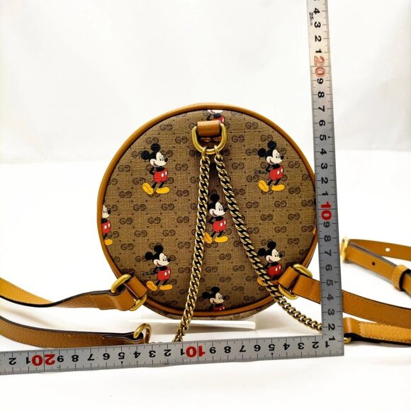 Gucci BackPack Bag Brown PVC 810-080725 - Picture 2 of 13